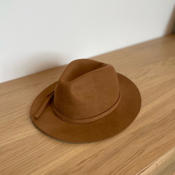 Prana Fedora Wide Brim Wool Hat - Picture 1 of 4